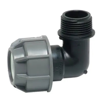 פלסאון סילבר זוית 25 × 1/2" הברגה חיצונית
