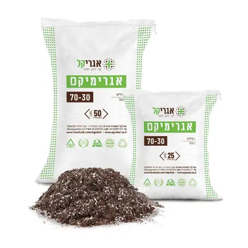 שק אדמה אגרימיקס (70-30) 80 ליטר