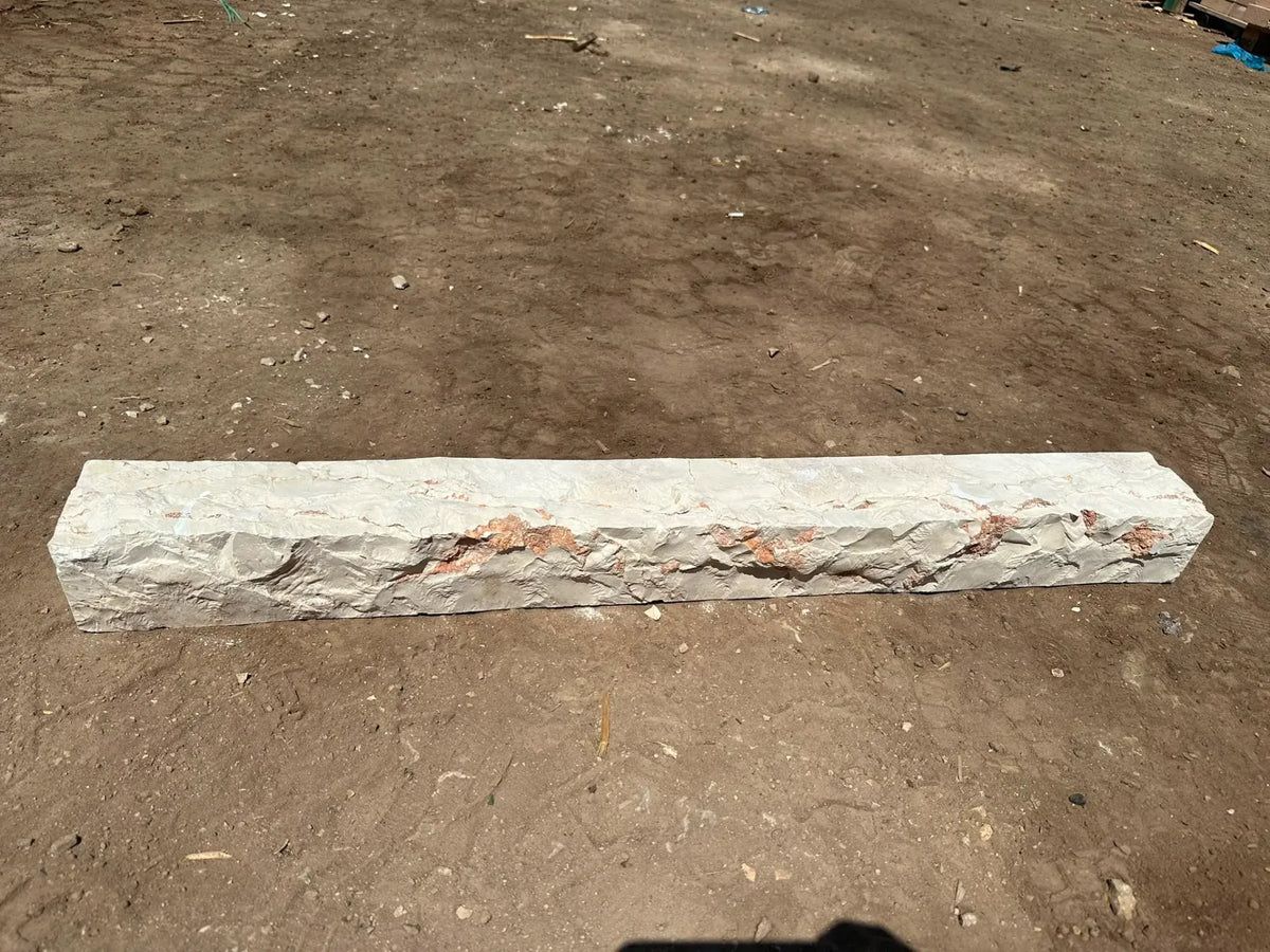 אבן עמוד לבן 3 צדים 10*10*100