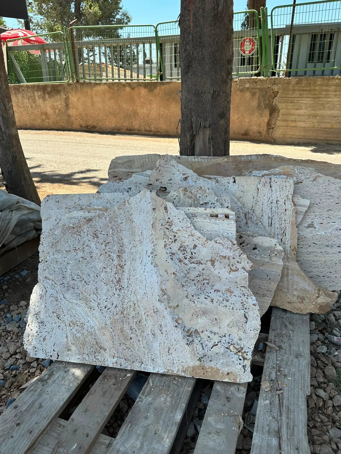 אבן מדרך בטטה טרבנטין לפי יחידה תמונה ראשית